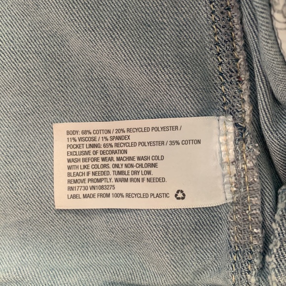 Cat & Jack girls Jean jacket xl (14/16) - Picture 4 of 8